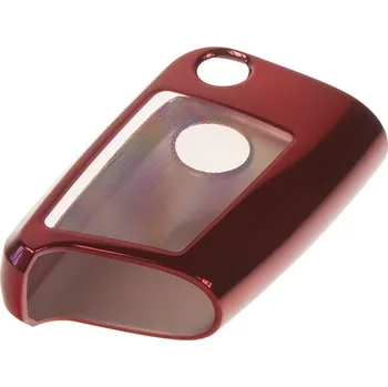 Autodoplněk TPU obal pro klíč VW, Škoda 3-tlačítkový, červený