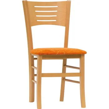 Jídelní stůl VERONA – čalouněná židle - tm. hnědá , lux 10 terracotta