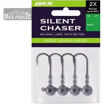Rybářský háček BKK: Jigová hlavička Silent Chaser Round Head RH-1 14g Velikost 3/0 3ks