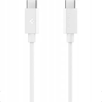 Datový kabel Spigen Datový kabel Essential EB6020CC Rychlé nabíjení 2x Type-C 2m bílý