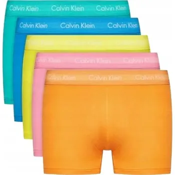 Pánské oblečení Calvin Klein boxerky s nízkým pasem 5 kusů v balení cotton stretch 1DE XL