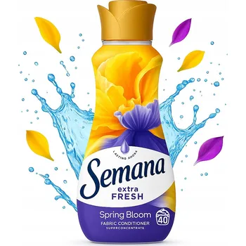Aviváž Semana Extra Fresh tekutá aviváž Spring Bloom 0,8l, vystačí na 40 praní