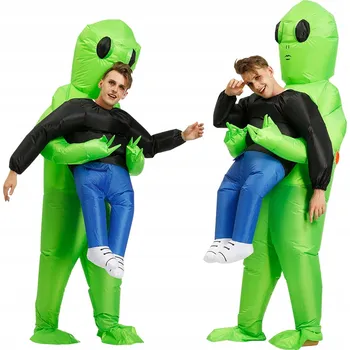 Karnevalový kostým Kostým alien mimozemšťan nafukovací převlek kostým karneval samonafukovací