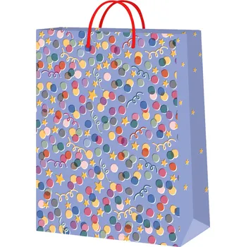Party dekorace Dárková taška velká - Konfety (26 × 12,7 × 32,4 cm)
