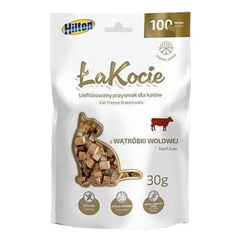 Pamlsek pro psa Pochoutka mrazem sušené Hovězí játra pro kočky 30g