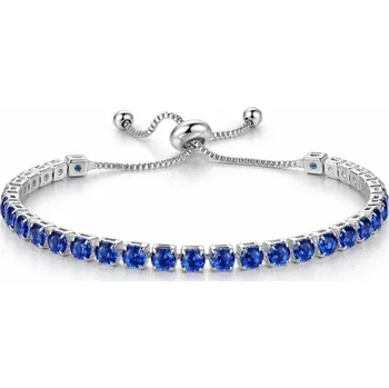 Náramek Sisi Jewelry Náramek Swarovski Elements Cianoti Sapphire NR2315-ST-G54(19) Modrá 14 cm + 9 cm (prodloužení)
