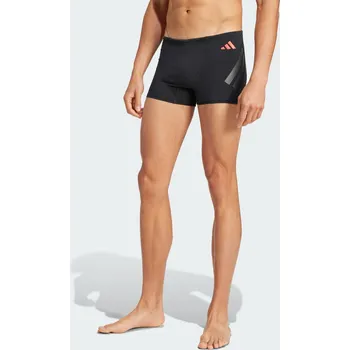 Pánské plavky ADIDAS Plavecké boxerky Ripstream ČERNÁ|ČERVENÁ