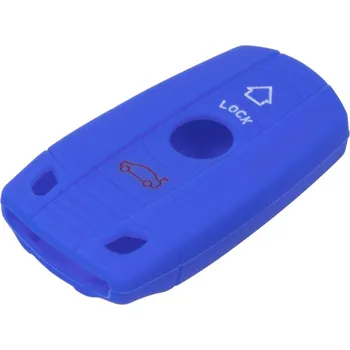 Autodoplněk Silikonový obal pro klíč BMW 1/3/5/6/X1/X5/X6/Z4 modrý