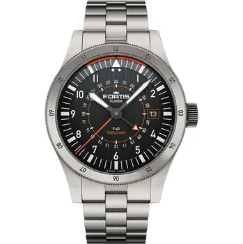 Hodinky Fortis Flieger F-43 Triple GMT
