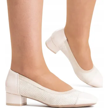 Dámské lodičky Wojtyłko dámské lodičky na blokovém podpatku, velikost 36