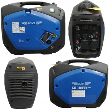 Elektrocentrála Jednofázová přenosná elektrocentrála ADLER 2200 W benzínová