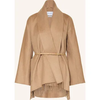 Dámský kabát Max Mara Dámská Bunda Abilita Se Šálou, velbloudí, 38