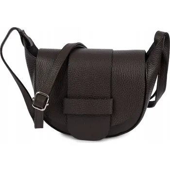 Kabelka Beltimore kabelka, kožená kabelka přes rameno, hnědá