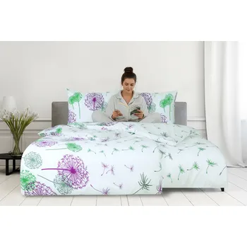 Povlečení Povlečení mikrosatén MALERA bílé