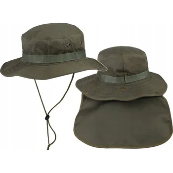 Klobouk Polský vojenský klobouk DOMINATOR BOONIE s nákrčníkem Rip-Stop OLIVE XL