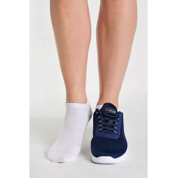 Netlačivé antibakteriální dámské kotníkové ponožky z bambusového vlákna, velikost 38-41, bílé