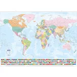 Svět: Státy a území nástěnná mapa 1:21…