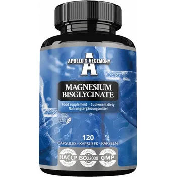 Apollo's Hegemony Bisglycinát hořečnatý 120 kapslí. Hořčík bisglycinát
