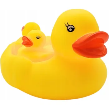 Hračka pro nejmenší Kačenka do koupele / gumové kačenky / sada 4 kačenek do vany