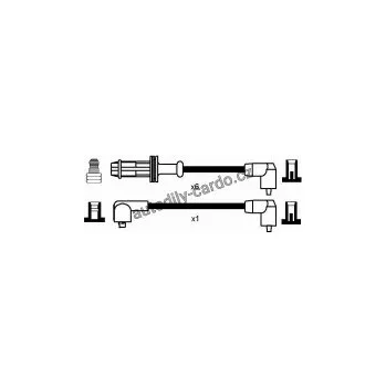 Zapalovací kabel Sada kabelů pro zapalování NGK RC-CT412 - CITROËN