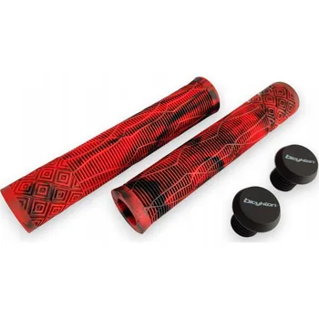 grip GRIPY / RUKOJETI pro freestyle koloběžku BICYKLON PUSH-ON - Červené