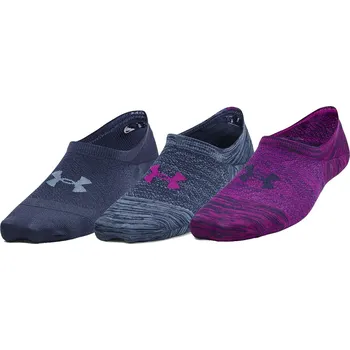 Dámské oblečení Ponožky Under Armour UA Breathe Lite Ultra Low 3p-PPL 1370075-577 Velikost L