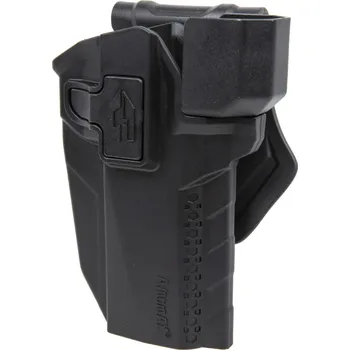 Opaskové pouzdro / holster pro 1911 s kolimátorem - pro praváky, černé, Amomax