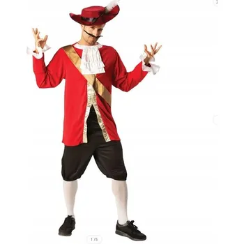 Karnevalový kostým KOSTÝM KAPITÁN HAK HOOK PETR PAN LICENCE M/L