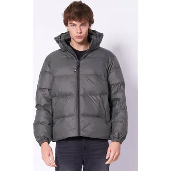 Šedá péřová bunda ESSENTIAL TOMMY JEANS DM0DM19786 M