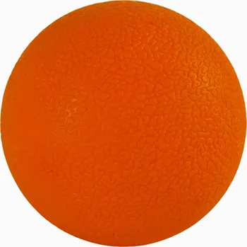 Masážní míček Acra Masážní míček 6,3 cm oranžový