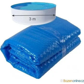Solární plachta na bazén 3 m modrá