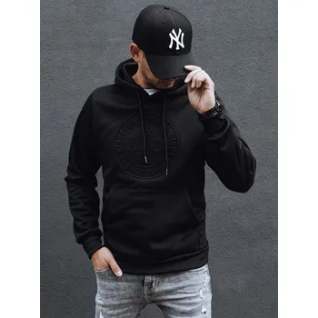 Pánská móda Pánská mikina s kapucí BX5785 Barva: Černá, Velikost: 2XL