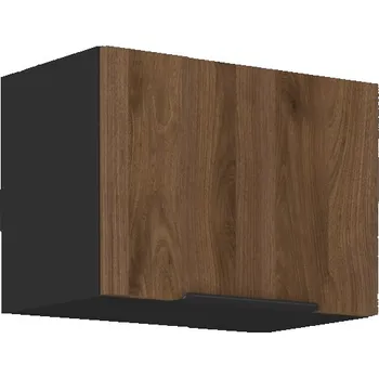 Kuchyňská linka Nábytek PEGAS s.r.o. Horní skřínka MONZA - 50 GU-36 1F, Černá mat/Ořech