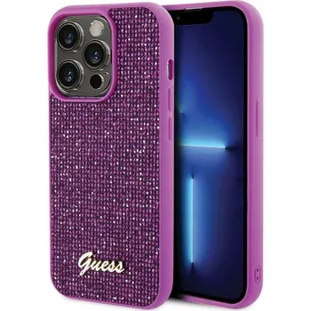 Pouzdro na mobilní telefon Kryt Guess Zadní Kryt pro Apple iPhone 15 Pro fialový