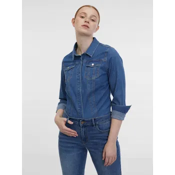 Dámská košile Dámská modrá džínová košile ORSAY