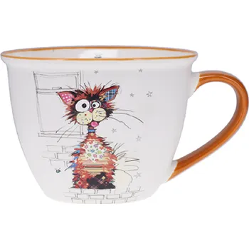 Bug Art Porcelánový hrnek 550 ml Rezavá kočka