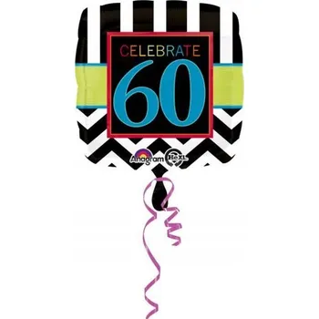 Balónek Fóliový Balón k 60. Narozeninám na Oslavu, 45 cm