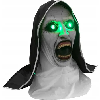 Karnevalová maska Latexová maska na obličej - jeptiška