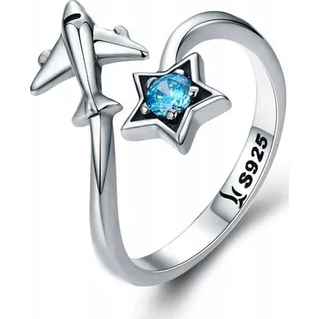 Prsten Stříbrný Prstýnek se zmíjí ryzost 925 pro 4People vel. nastavitelný