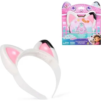 Panenka DREAMWORKS GABBYIN DOMČEK PRO PANENKY: FILM - Interaktivní čelenka s kočičími ušima, která mňouká,