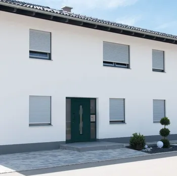 vidaXL Vchodové dveře 98 x 200 cm PVC [3157085] Barva: antracitová