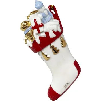 Vánoční ozdoba Villeroy & Boch Christmas Classics 14-8675-4343 punčocha