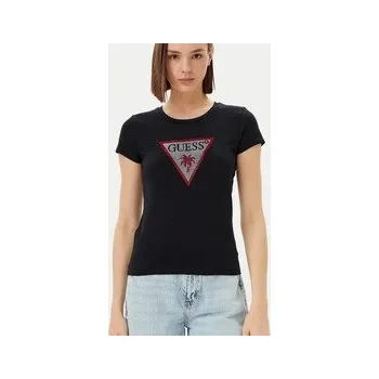 Dámské tričko Guess Triangle Rhinestones SS Tee M