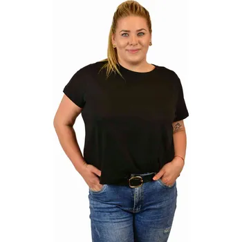 Dámské tričko Dámské tričko tričko Captain Mike Bavlněné černé 5XL