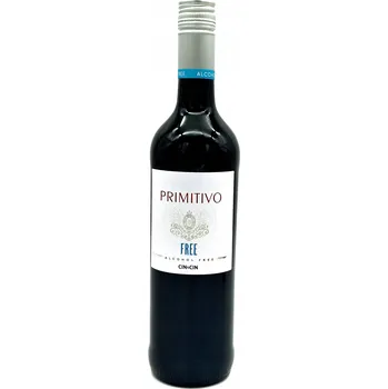 Víno Nealkoholické červené polosuché víno Cin Cin Primitivo 750ml