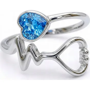 Prsten ZDRAVOTNÍ PÉČE Prstýnek stříbro 925 lékař zdravotní sestra lékařství