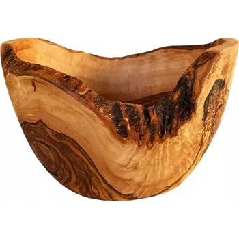 Mísa kulatá rustikální z olivového dřeva DMIR24 Arkay na ovoce a ořechy