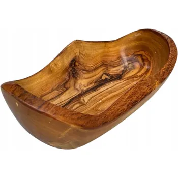 Oválná miska z olivového dřeva DMIO20 Arkay na oříšky a pochutiny