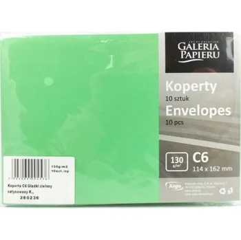 Obálka HLADKÁ ZELENÁ OBÁLKA C6