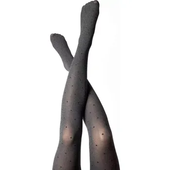 Dámské punčochy Dámské punčochy Chiara 60 DEN - 5 (XL) / tmavě šedý melír